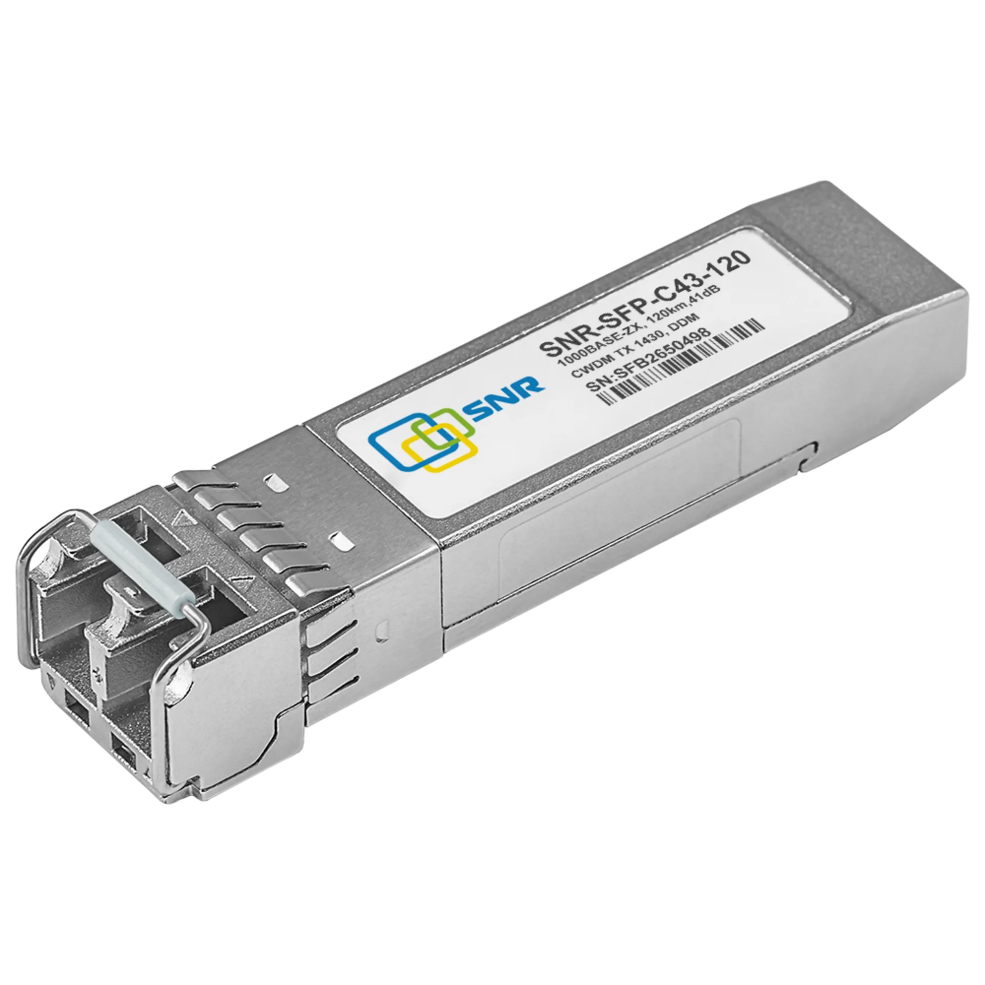 SNR SNR-SFP-C43-120 Модуль SFP CWDM оптический, дальность до 120км (41dB), 1430нм