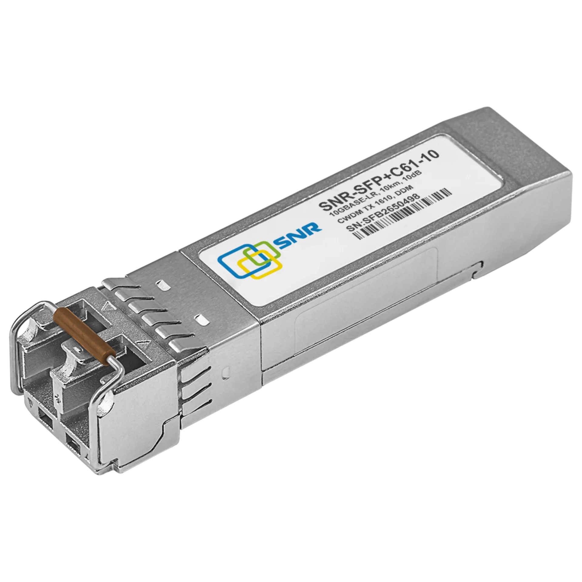 SNR SNR-SFP+C61-10 Модуль SFP+ CWDM оптический, дальность до 10км (10dB), 1610нм