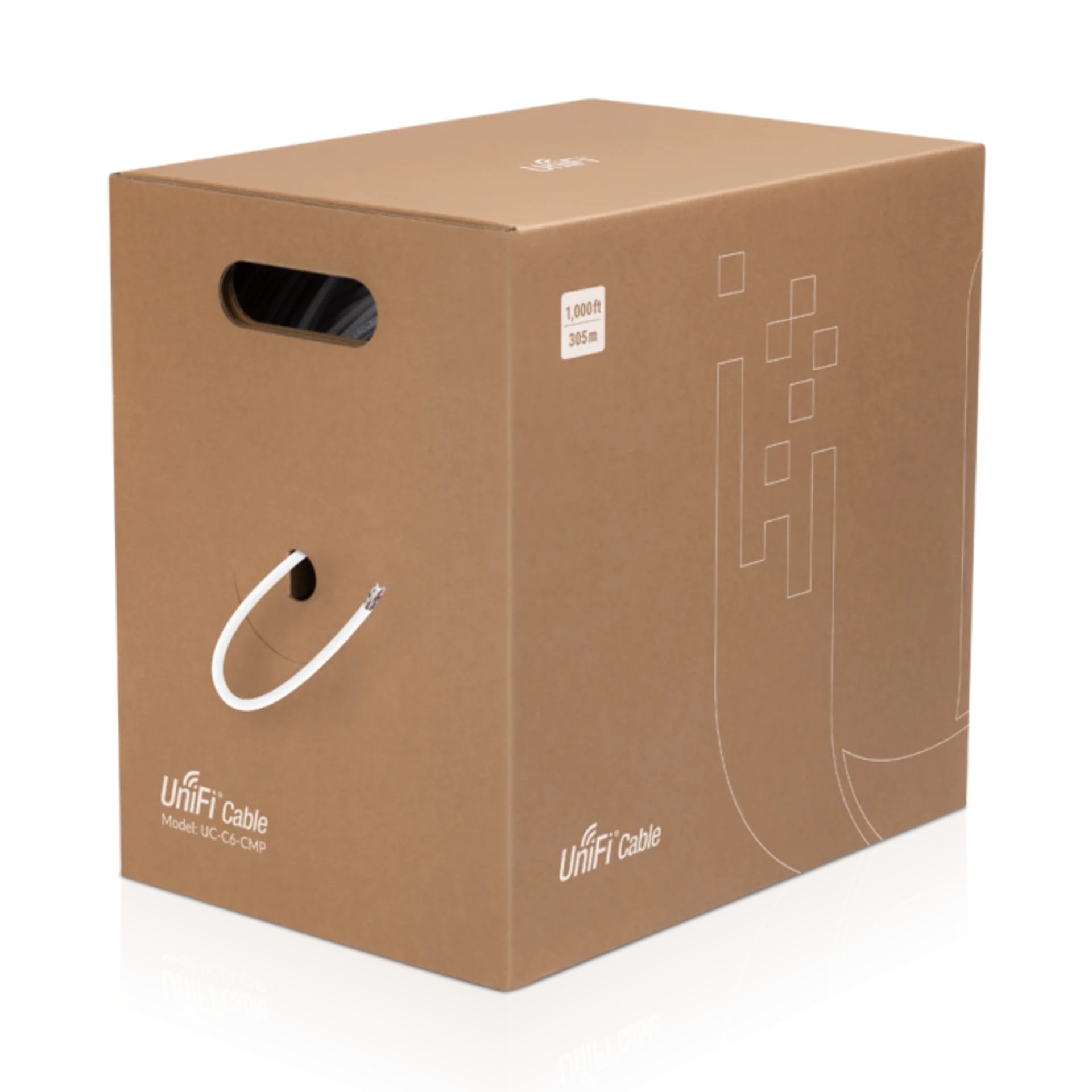 Кабель Ubiquiti UniFi Cable Cat6 CMP кабель U/UTP категории 6, CMP, 4 пары, 305 м, для помещений