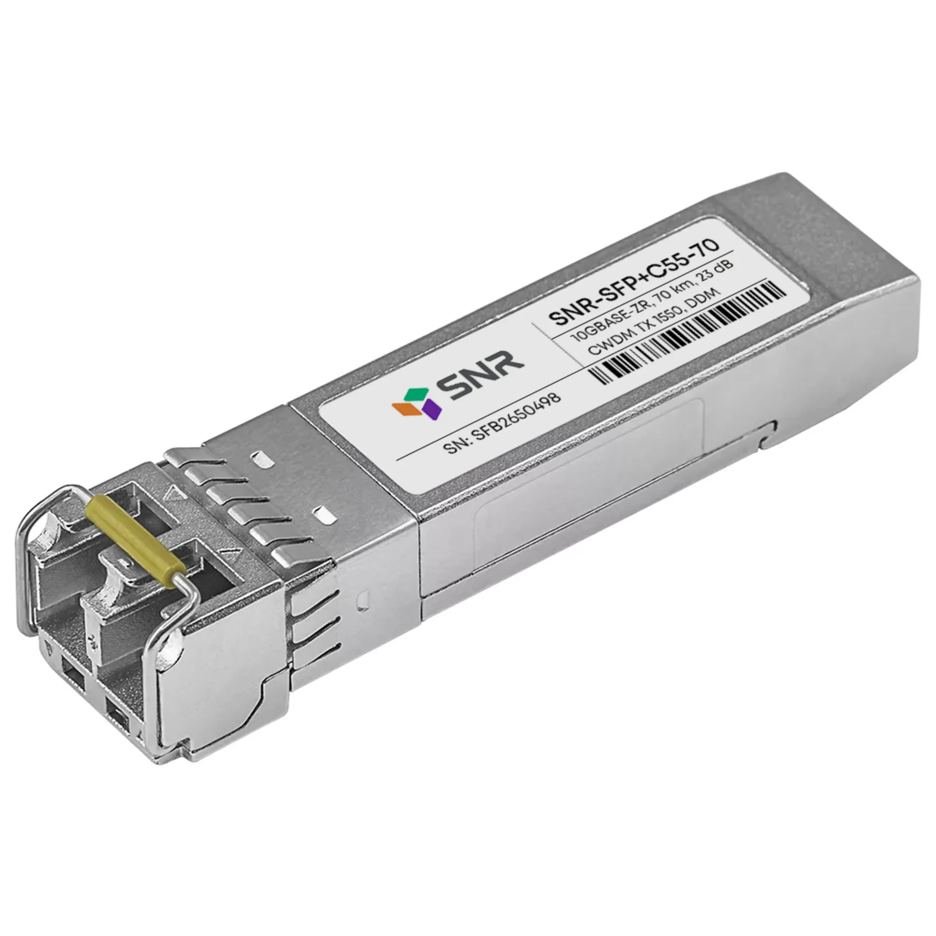 SNR SNR-SFP+C55-80 Модуль SFP+ CWDM оптический, дальность до 80км (23dB), 1550нм