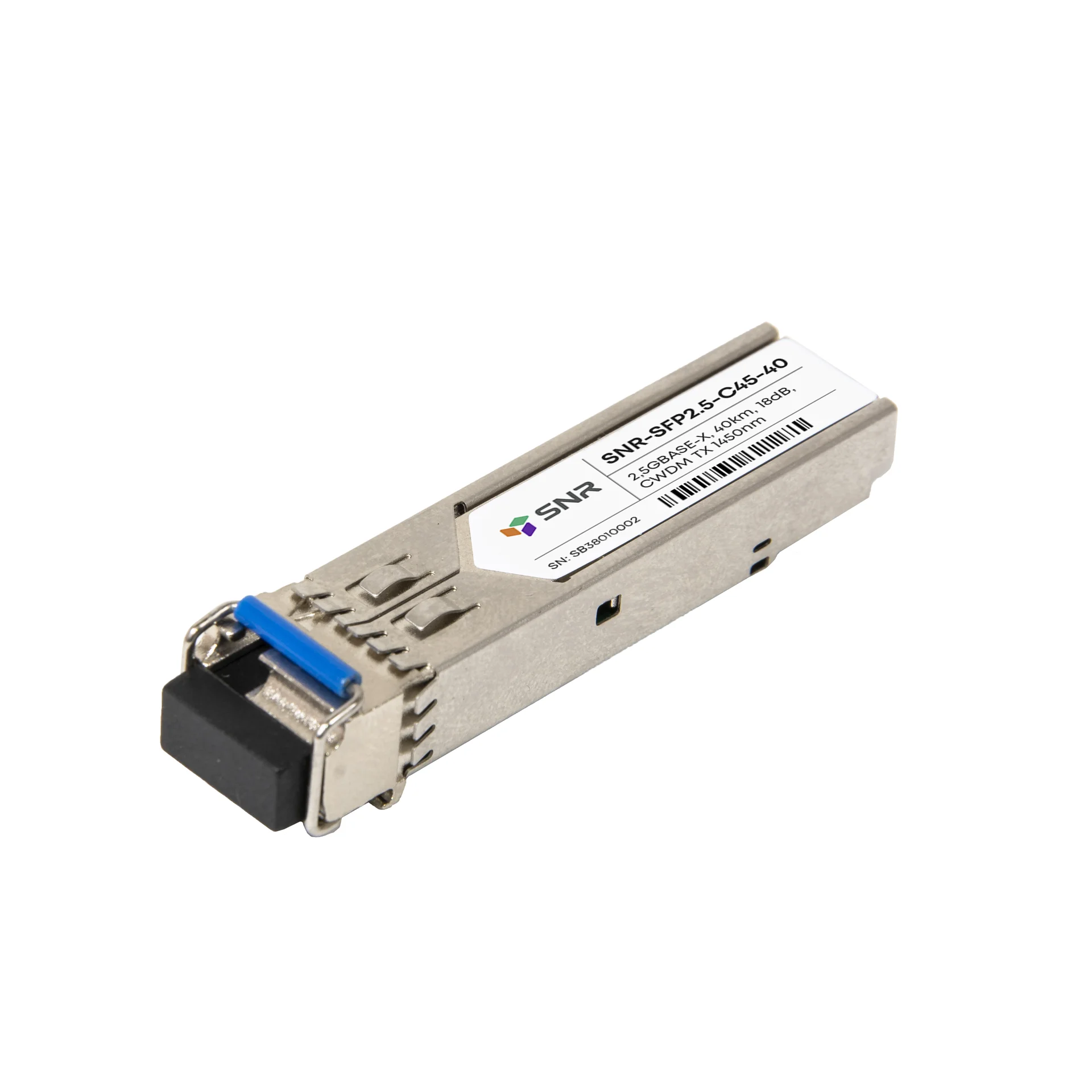 Модуль SFP 2.5G CWDM оптический, дальность до 40км (18dB), 1450нм