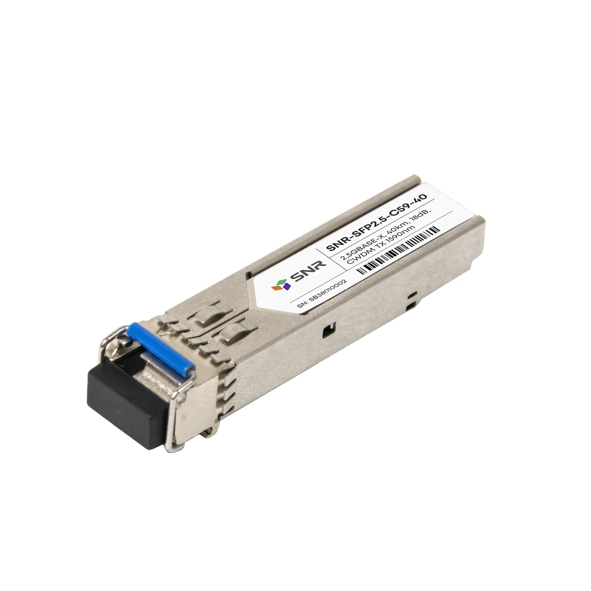 Модуль SFP 2.5G CWDM оптический, дальность до 40км (18dB), 1590нм