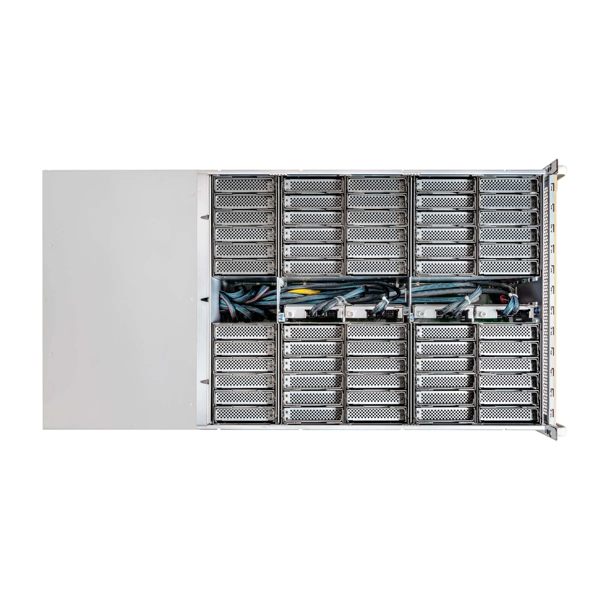 Дисковая полка SNR-JB60D, 4U, 60xHDD, 2 контроллера 12Gb/s, резервируемый БП