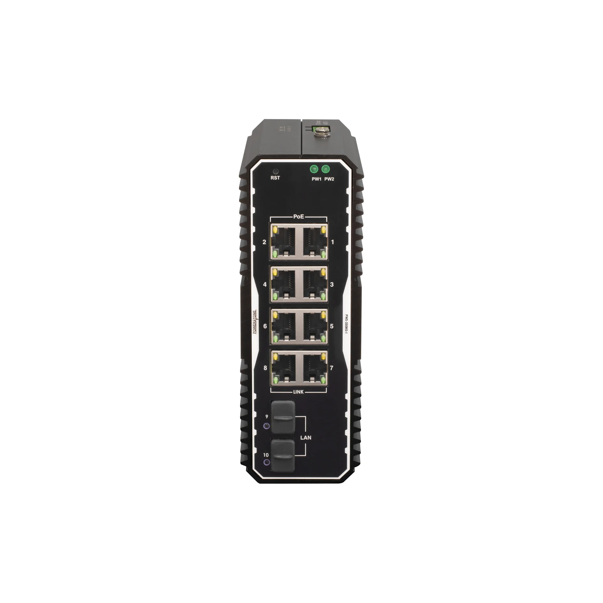 Управляемый гигабитный 4 портовый Web Smart PoE коммутатор POWERTONE PWS-2S08G-i