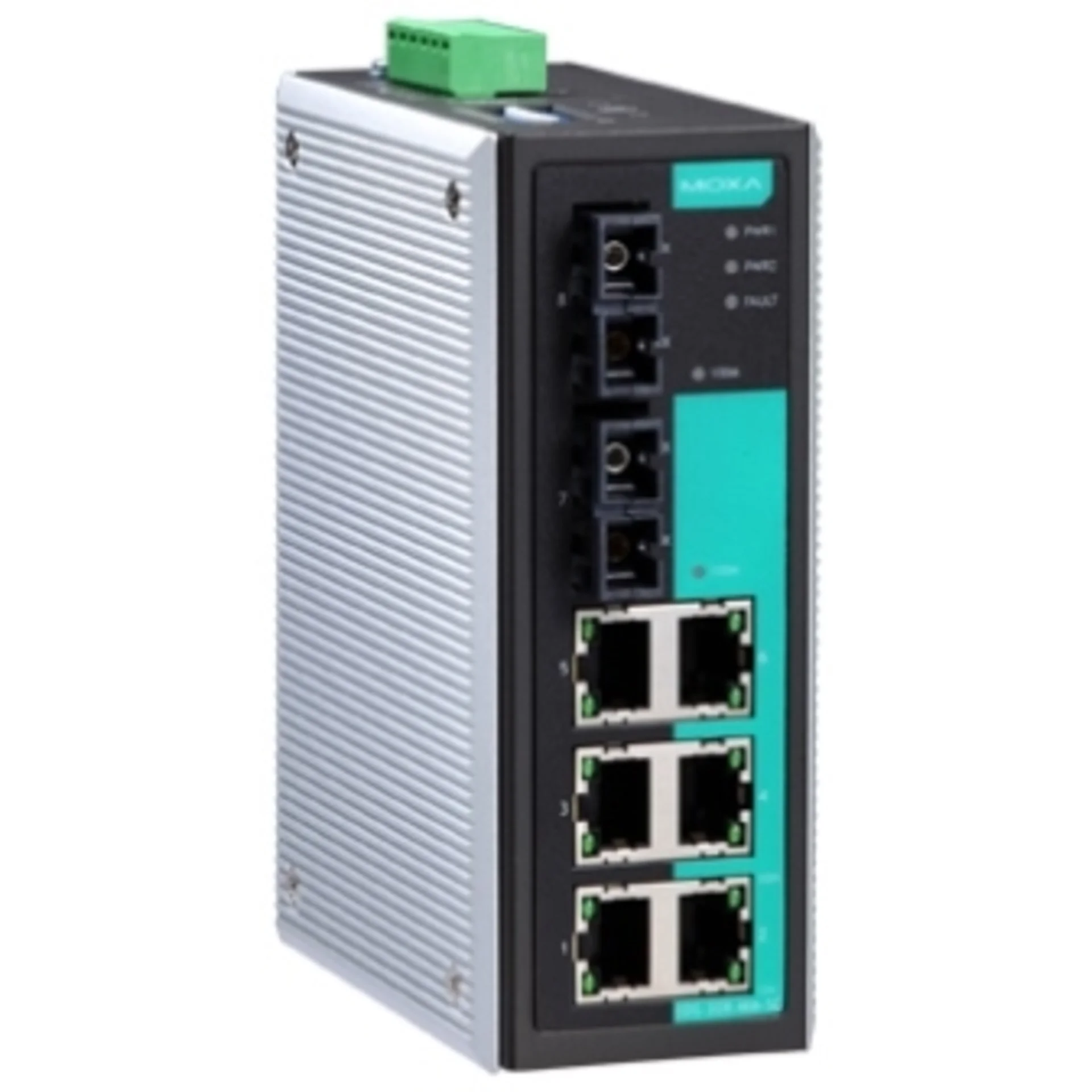 Коммутатор EDS-308-SS-SC-T Ethernet switch,with 6 10/100 BaseTx ports,2 single mode 100Fx,t:-40/+75C