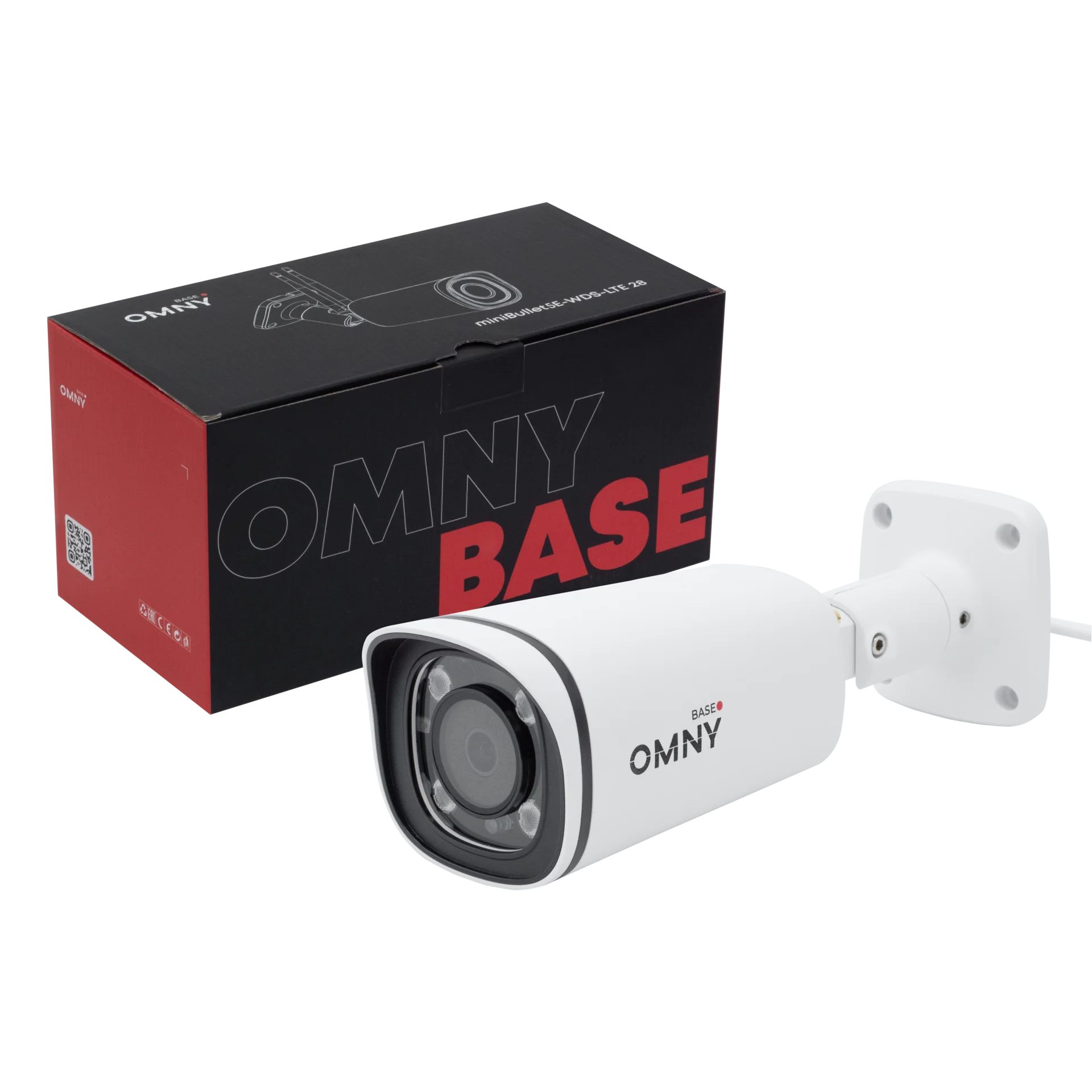 Камера сетевая буллет 5Мп OMNY BASE miniBullet5E-WDS-LTE-C 28 с поддержкой LTE