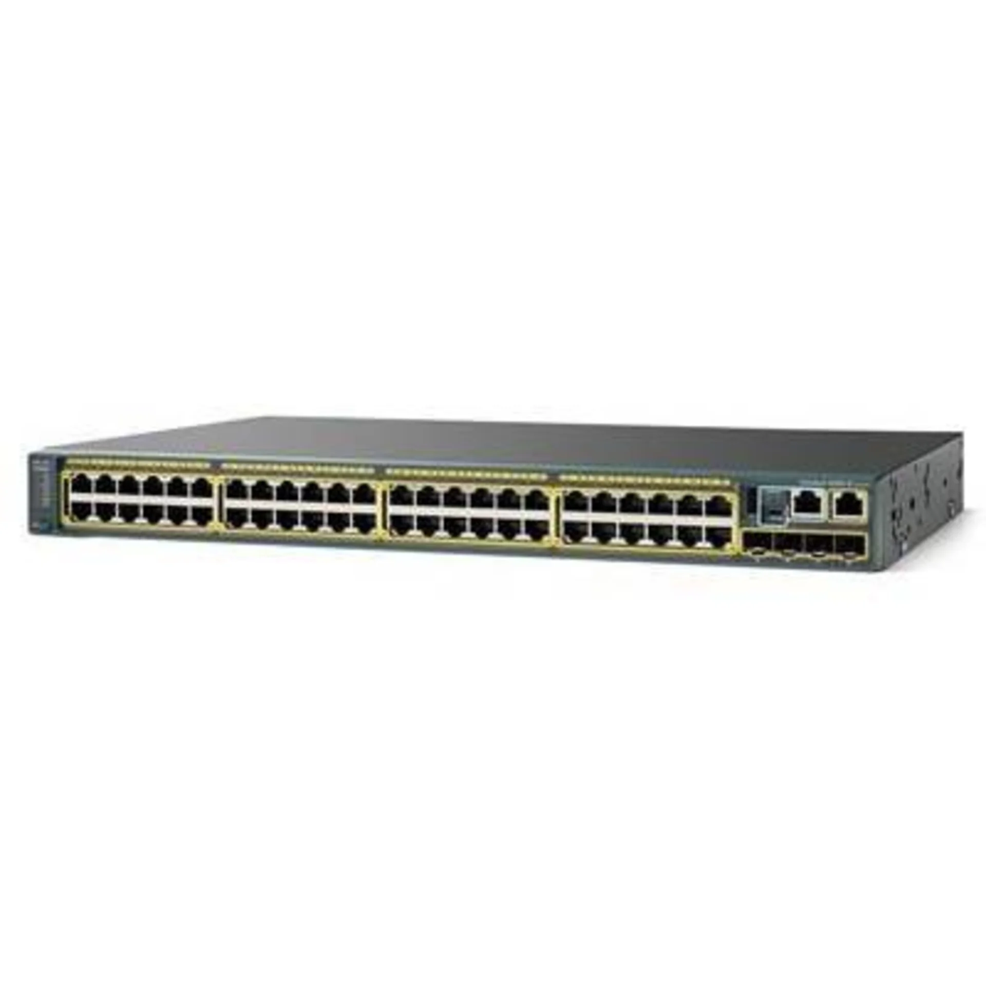 Коммутатор Cisco WS-C2960S-48FPS-L, Catalyst 2960S, 48 х 10/100/1000 with PoE (740W), 4 x 1G SFP, LAN Base Image
