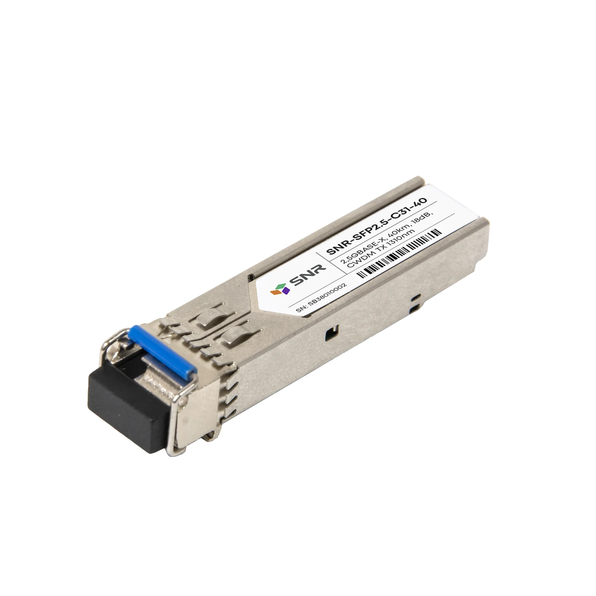 Модуль SFP 2.5G CWDM оптический, дальность до 40км (18dB), 1310нм