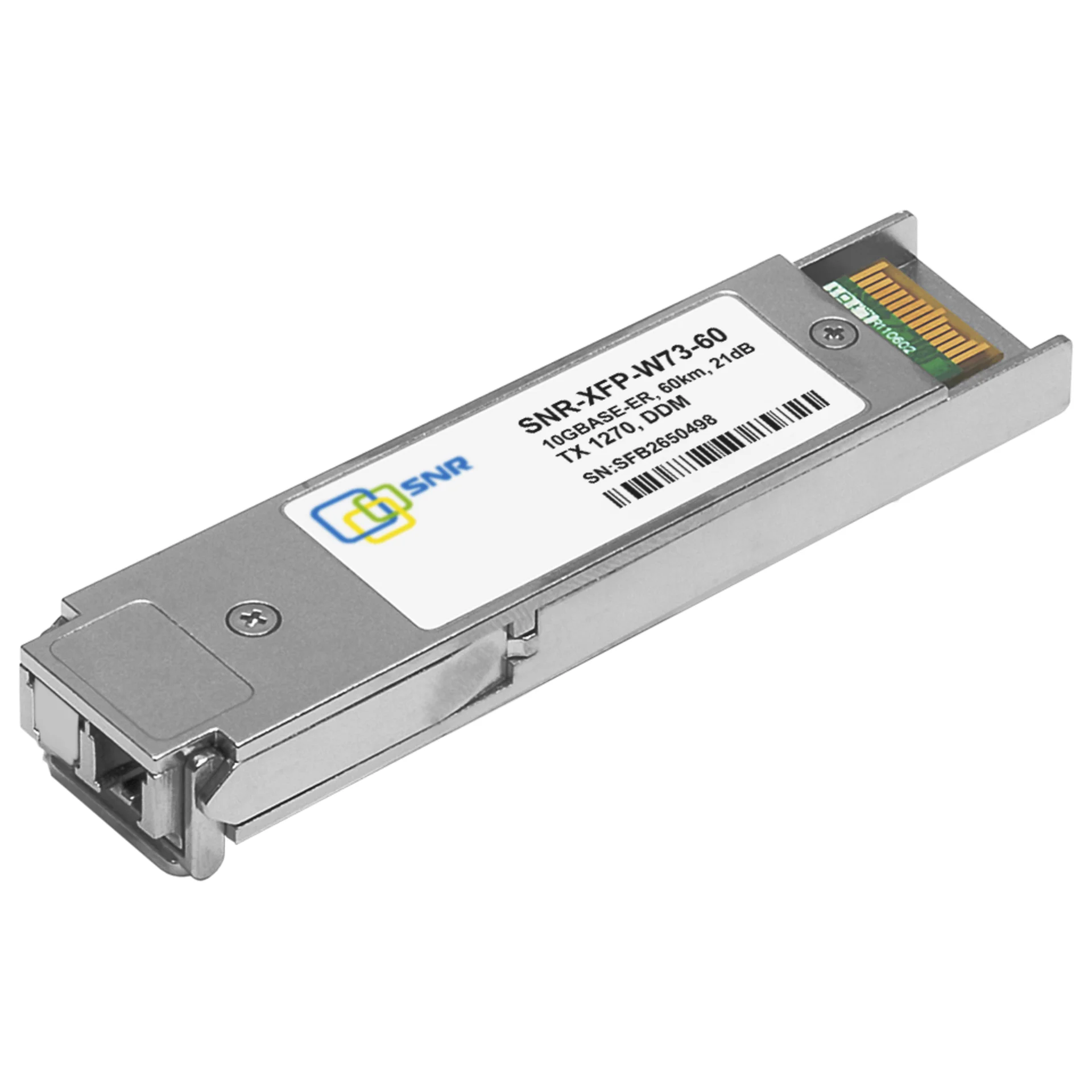 SNR SNR-XFP-W73-60 Модуль XFP WDM, дальность до 60км (21dB), 1270нм