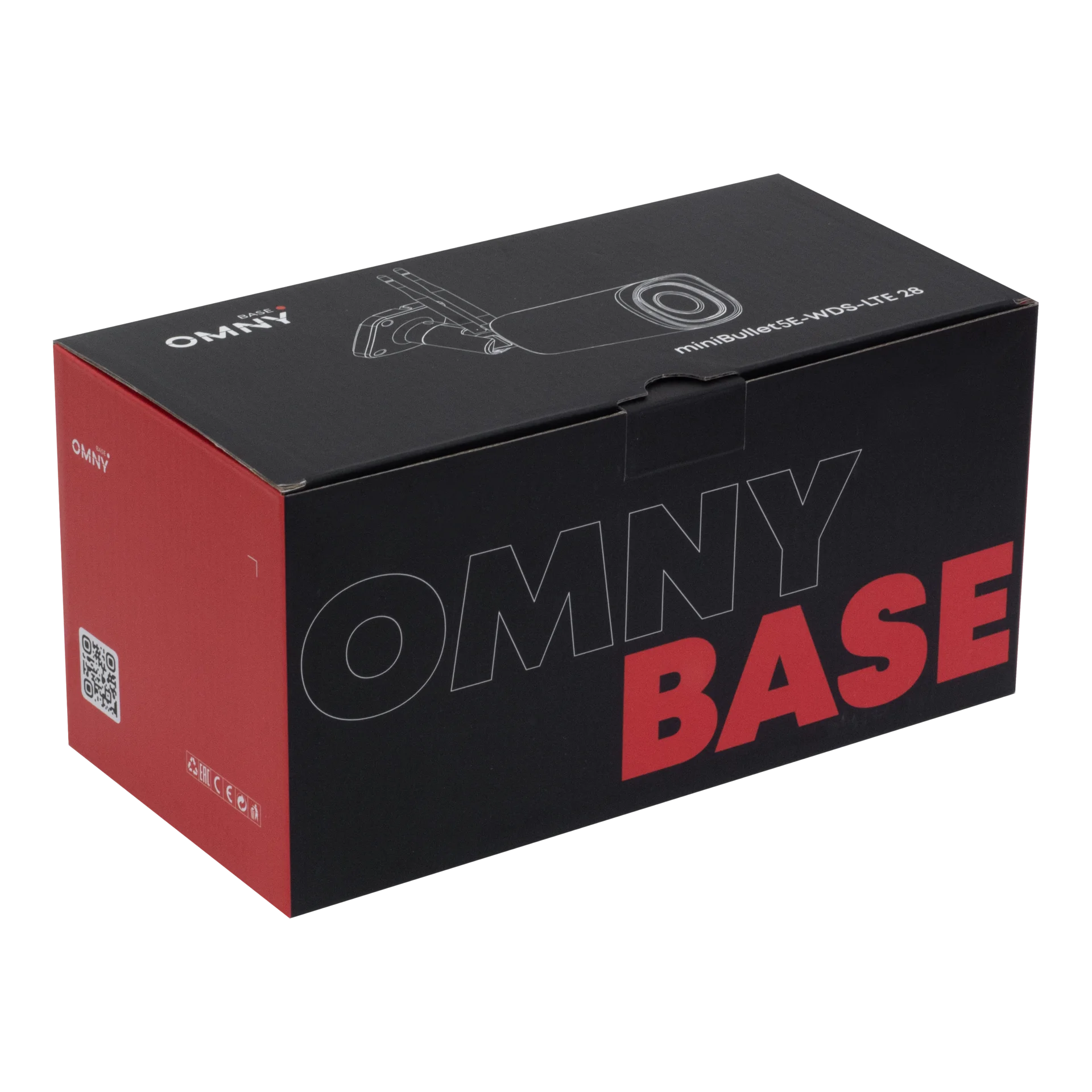 Камера сетевая буллет 5Мп OMNY BASE miniBullet5E-WDS-LTE-C 28 с поддержкой LTE