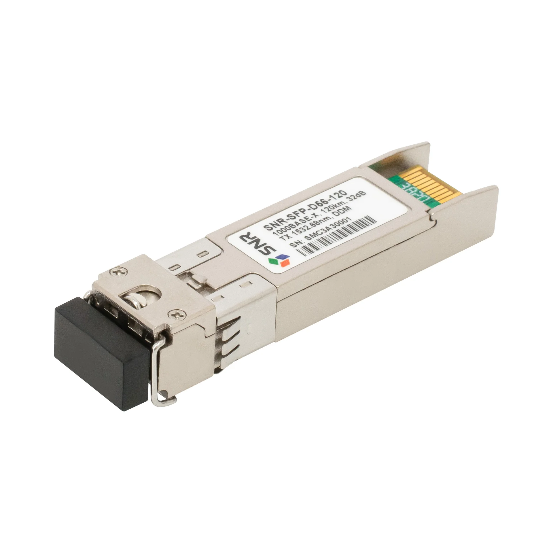 SNR-SFP-D56-120 Модуль SFP 1.25G DWDM оптический, дальность до 120км (32dB), 1532.68нм