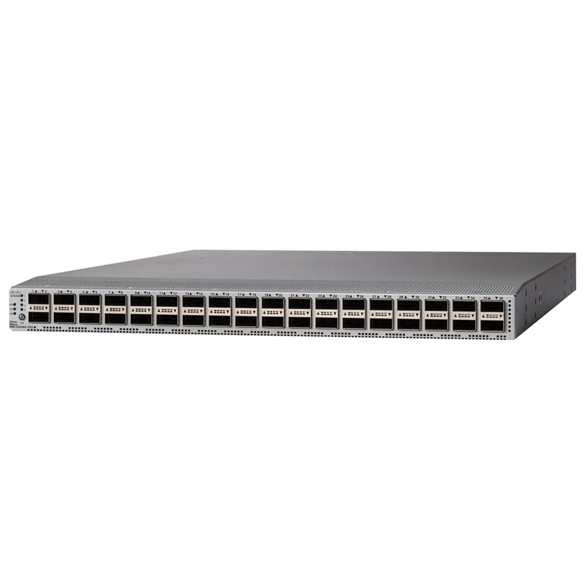 Коммутатор Cisco Nexus N9K-C9336C-FX2, направление охлаждения Port-side Exhaust