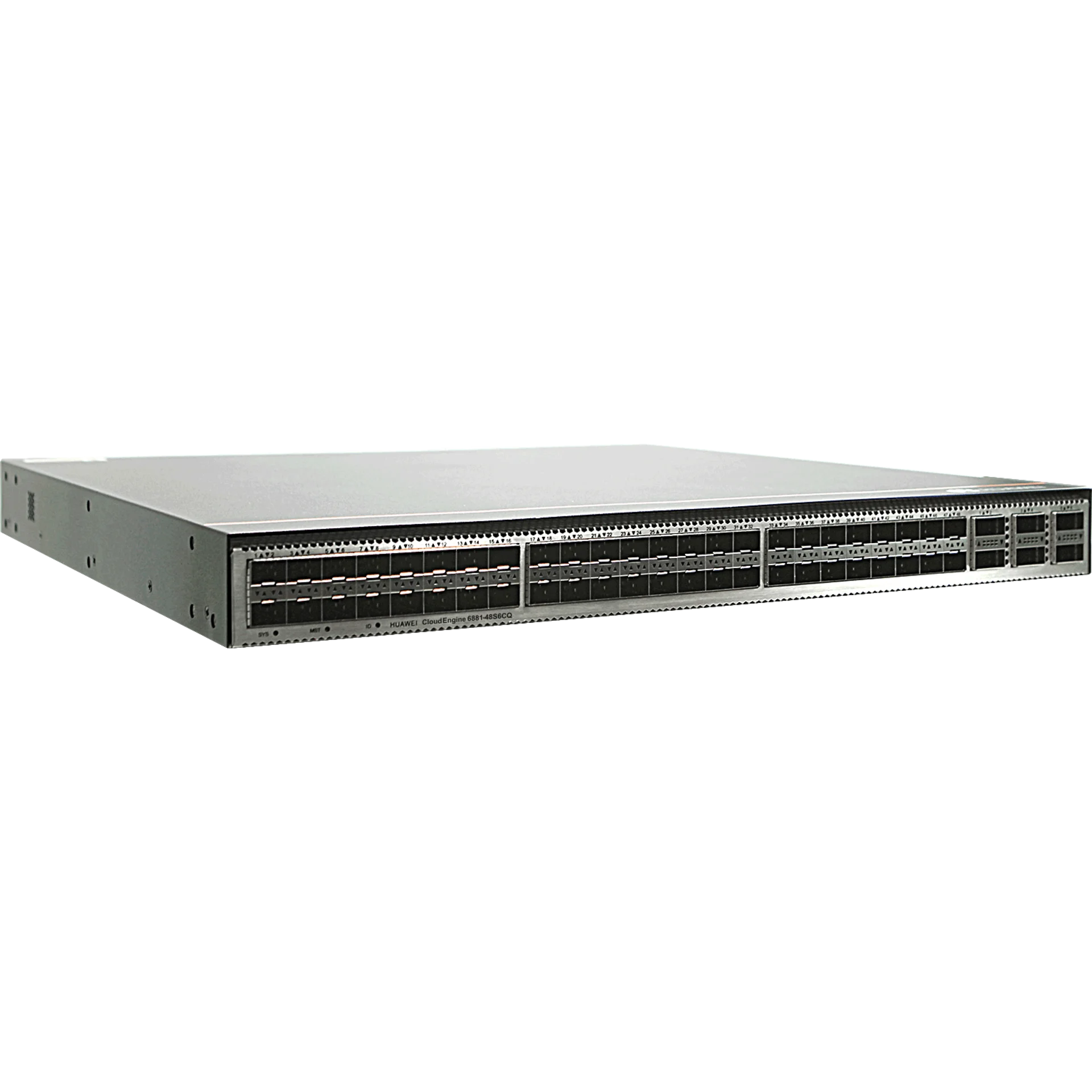 Коммутатор Huawei CE6863E-48S6CQ-B, направление охлаждения Port-side Intake, с 2-мя оптическими модулями QSFP-100G-SWDM4 в комплекте