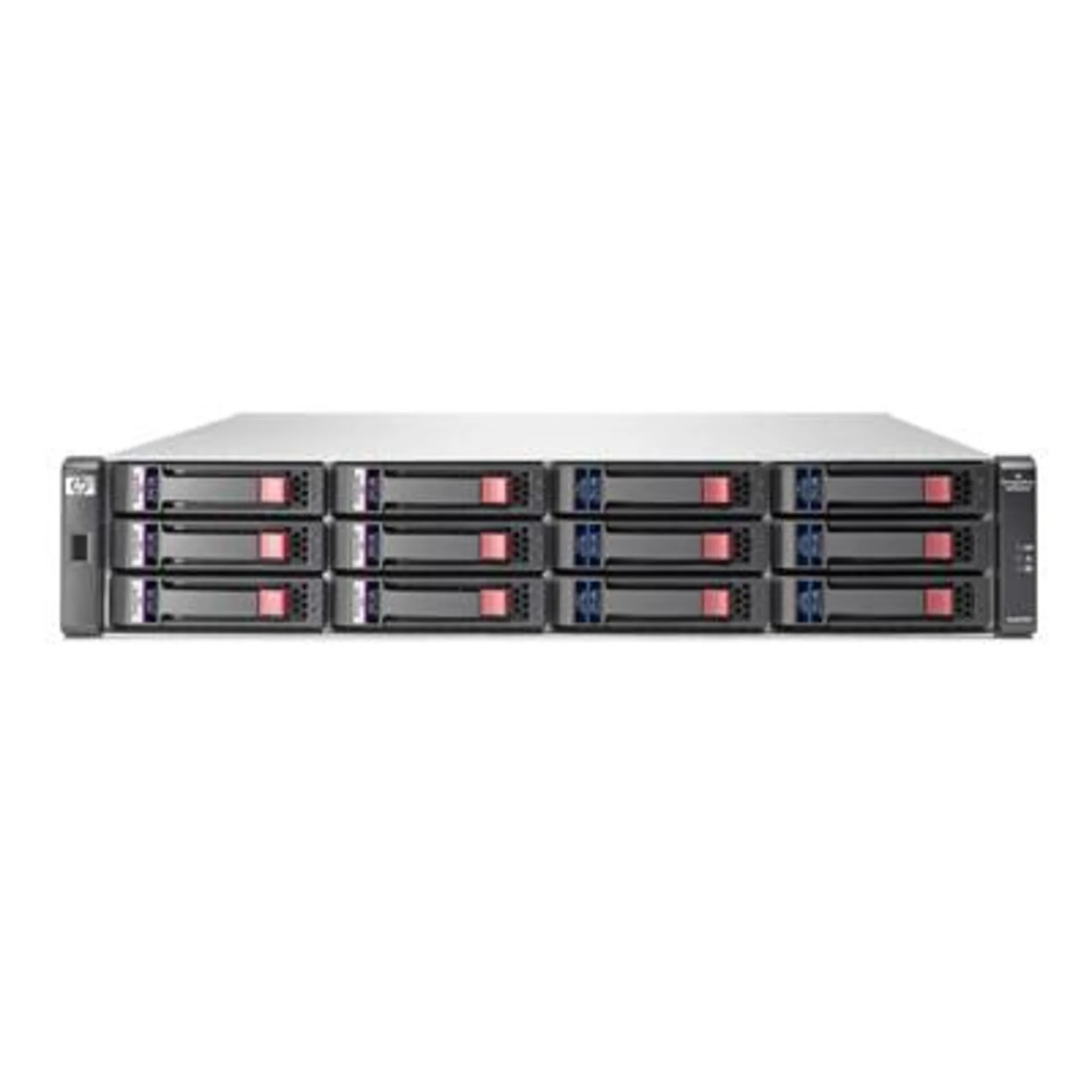 HP StorageWorks 2012sa Dual Controller Modular Smart Array (up to 12x3.5in HDDs, icl 2xCntr (1Gb cache) with 2 SAS Connectors, 2x0,6m SAS cable)