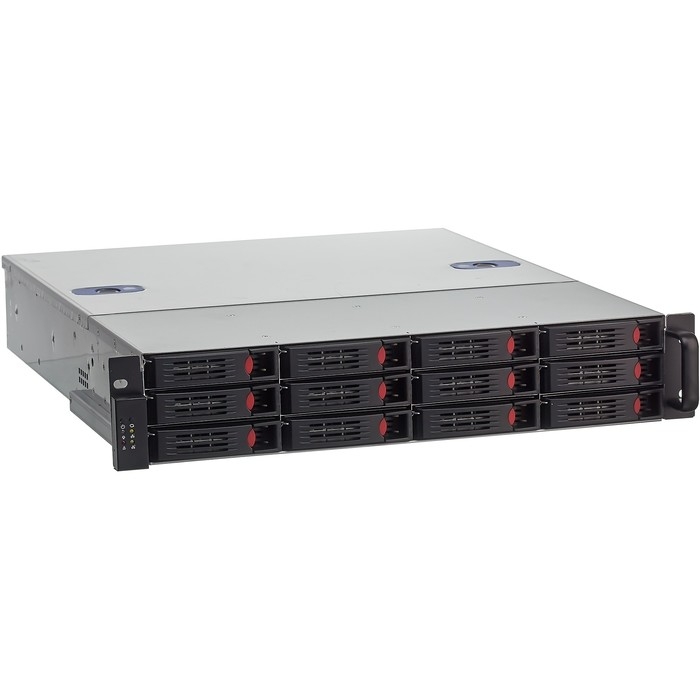 Exegate EX294272RUS Серверная платформа ExeGate Pro 2U550-HS12 <RM 19", высота 2U, глубина 550, Redundant БП 2x800W, 12xHotSwap, USB>