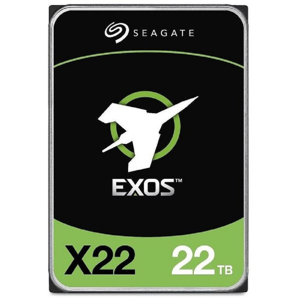 Жесткий диск Seagate Enterprise Capacity 3.5" HDD Exos X22 22TB Наличие SAS 512 Мб 7200 об/мин 3,5" Время наработки на отказ 2500000 ч. ST22000NM000E