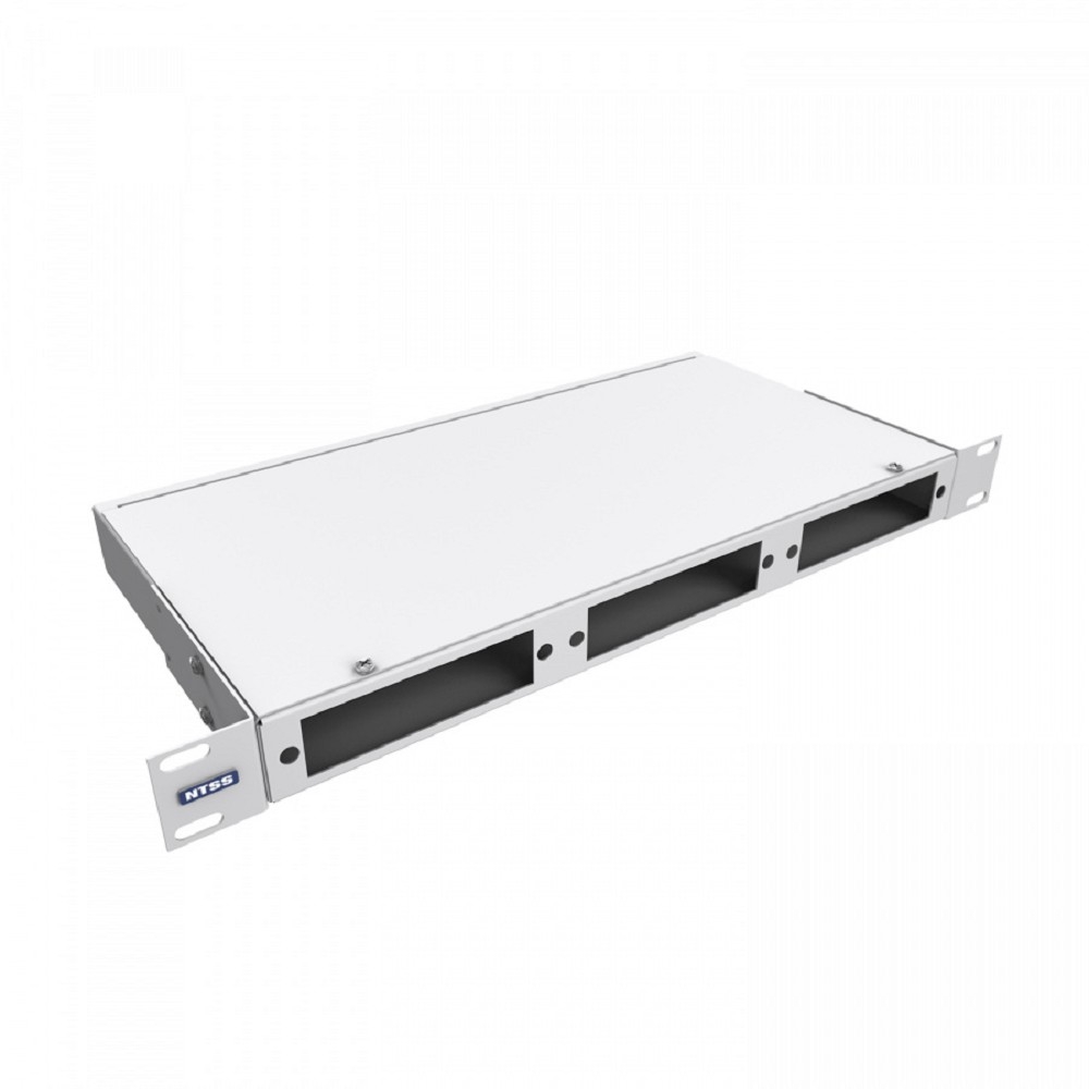 NTSS Кросс NTSS оптический 19'' укомплектованный 1U, 16 портов SC/APC, 9/125 мкм (планки, сплайс-кассета, пигтейлы, КДЗС, адаптеры) серый RAL 7035 NTSS-RFOB-1U-16-SC/A-9-SP1.5G1AY