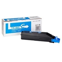 Картридж лазерный Kyocera TK-865C для Kyocera TASKalfa 250Ci/300Ci, голубой, 12000 стр.