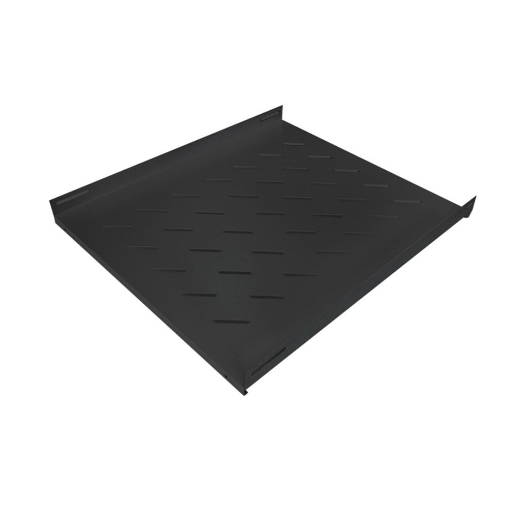 БАСТИОН SKAT TB Shelf S600-B Усиленная (200кг) стационарная полка 19" для шкафа 600мм, черная (4493)