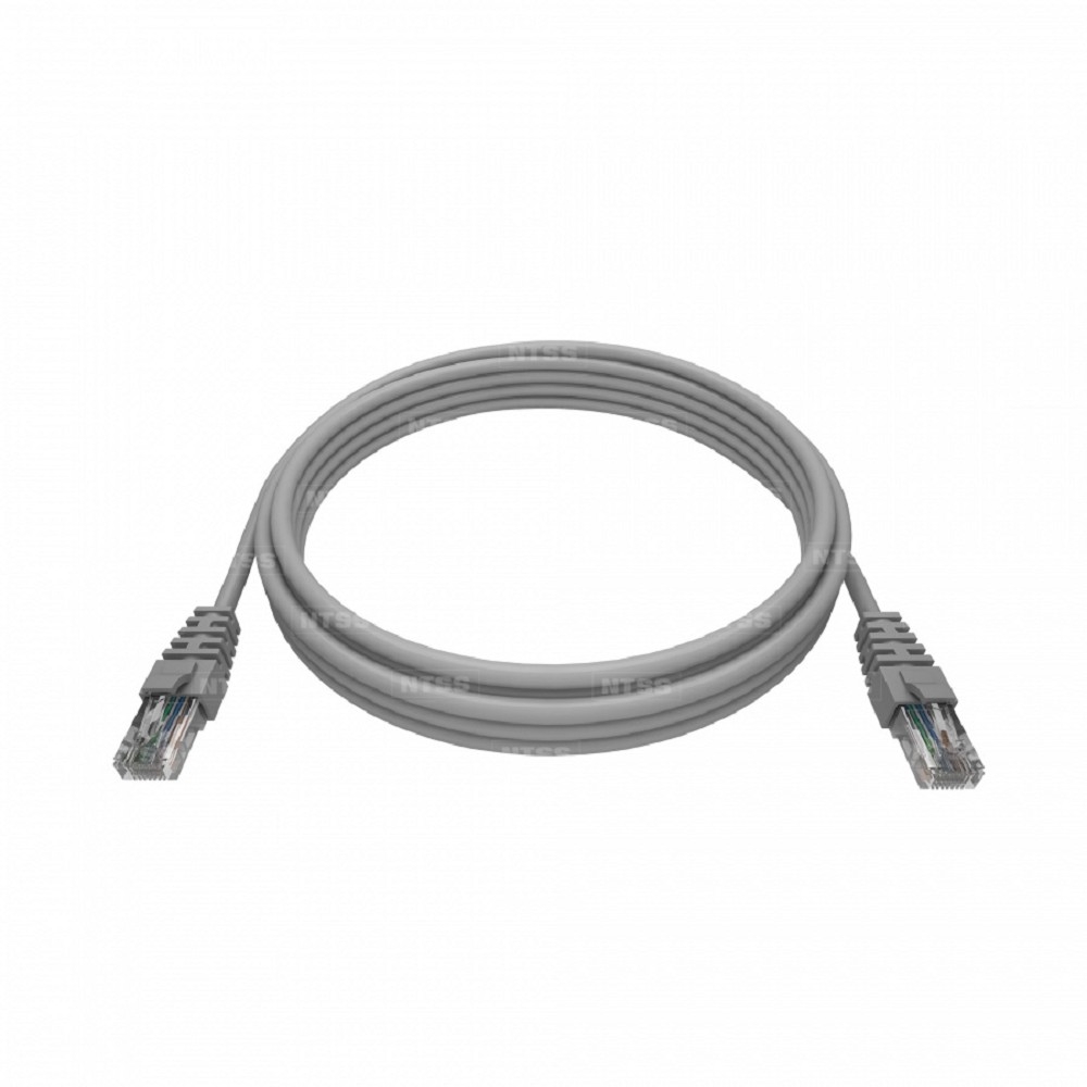 NTSS Патч-корд NTSS PREMIUM 2xRJ45/8P8C, T568B UTP CAT6 LSZH 0,3 метра NTSS-PC-PM-UTP-RJ45-6-0.3-LSZH-GY