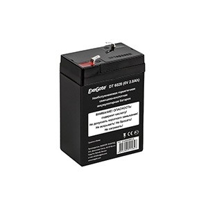 Батарея для ИБП Exegate - DT 6028, 2,8A/h, 6V, Internal, Faston F1, EX282946RUS