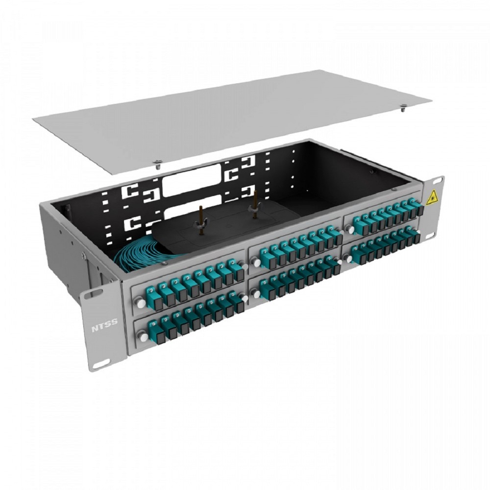NTSS Кросс 19" NTSS PREMIUM, предсобранный 2U, 32 порта SC/UPC, 50/125 мкм ОМ3, (сплайс, пигтейлы, кдзс, планки, адаптеры) NTSS-RFOB-PM-2U-32-SC/U-503-SP1.5G1A