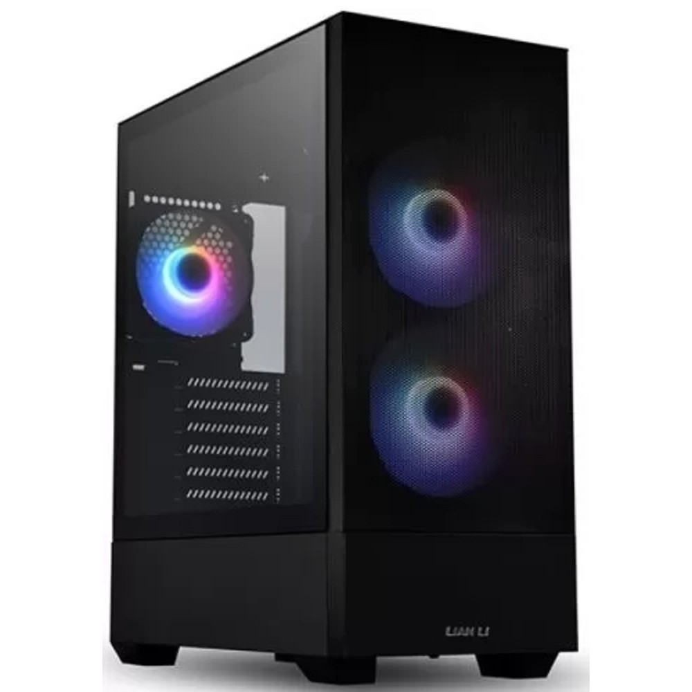 Корпус LIAN LI Lancool 205 Mesh Black, Medium Case: ATX, Micro-ATX, Mini-ITX, 2xUSB 3.0, 2xAudio, Included Fans: 2x140mm ARGB PWM, 1x120mm ARGB PWM