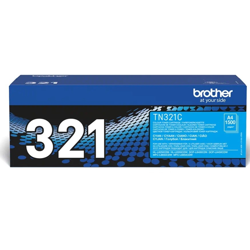 Картридж Brother TN-321C (1500 стр.) голубой для 8250/89200/8650/9550 (cyan)