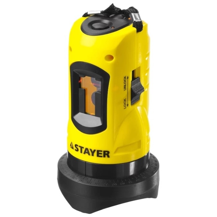 STAYER SLL-1 нивелир лазерный, 10м, точн. +/-0,5 мм/м [34960]