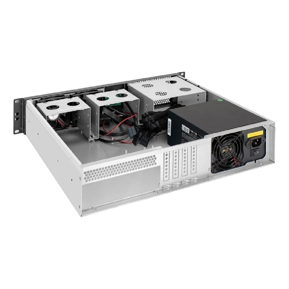 Exegate EX298541RUS Серверный корпус ExeGate Pro 2U400-04 <RM 19", высота 2U, глубина 400, БП 900RADS, 2*USB>