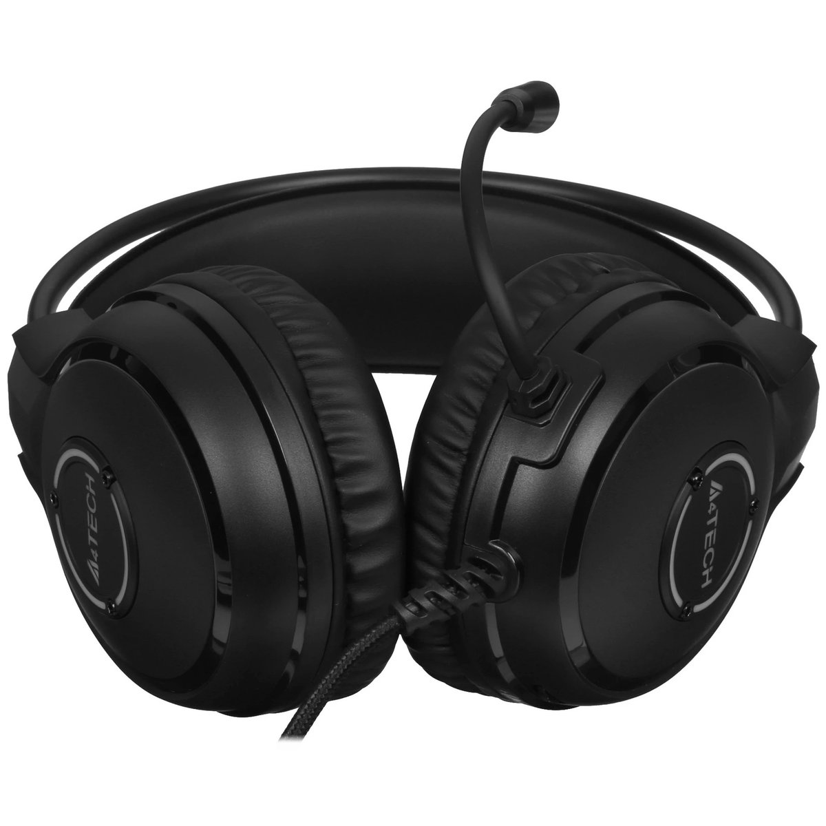 Наушники с микрофоном A4Tech Fstyler FH300U черный 2м мониторные USB оголовье (FH300U BLACK)