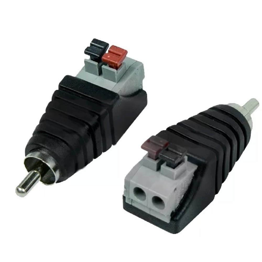 Rexant (14-0413-2) Разъем штекер RCA с быстрозажимной колодкой (1 шт)