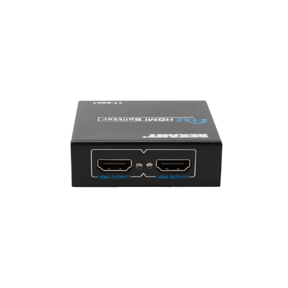 Разветвитель Rexant (17-6901) гнездо HDMI на 2 гнезда HDMI, металл