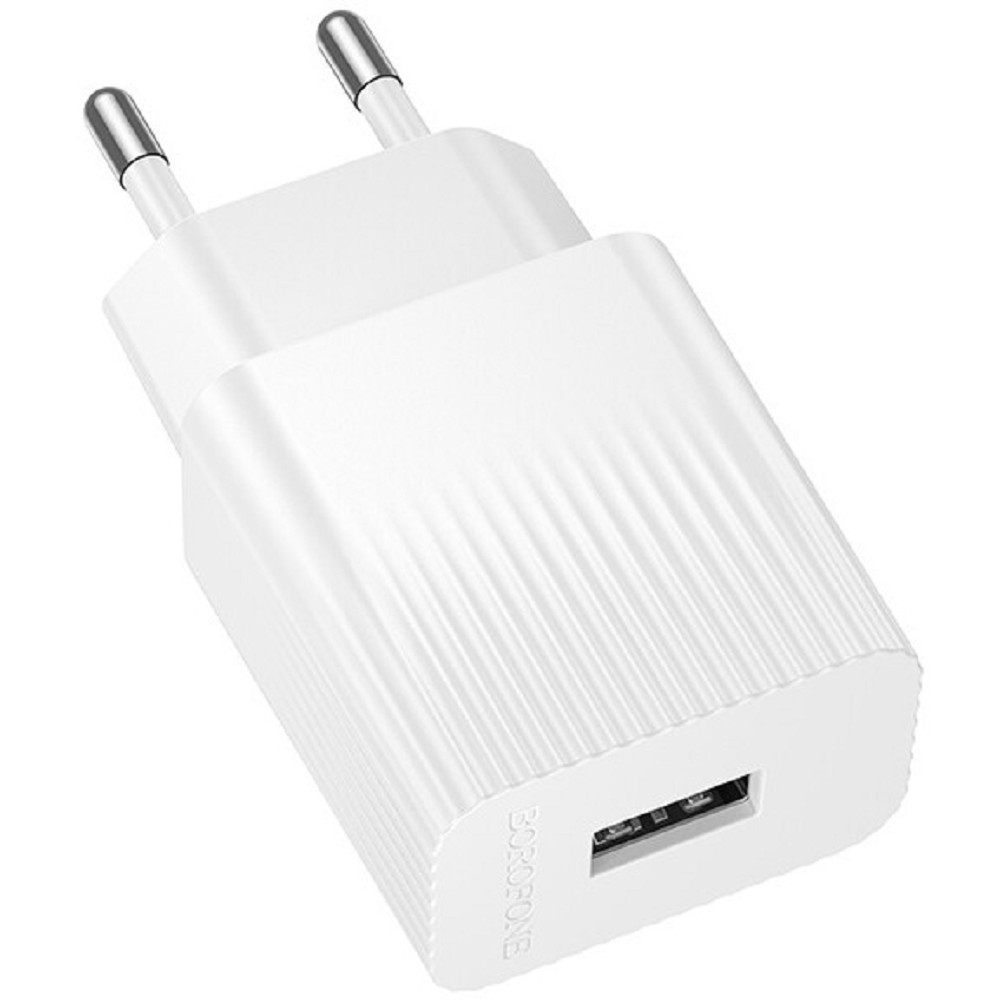Сетевое зарядное устройство BOROFONE BAS71A/Сетевое ЗУ/1 USB/Выход: 10.5W/белый