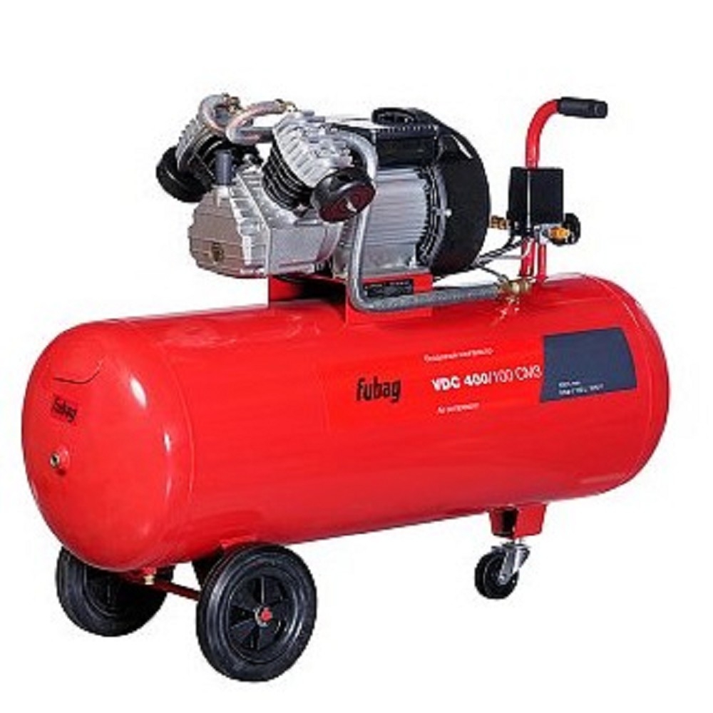 FUBAG VDC 400/100 Компрессор [614319561] {Реси- вер, л 100 Произ- водит., л/мин 400 Давле- ние, бар 8 Мощность, кВт 2.2 Напря- жение, В 220 Вес, кг 62}