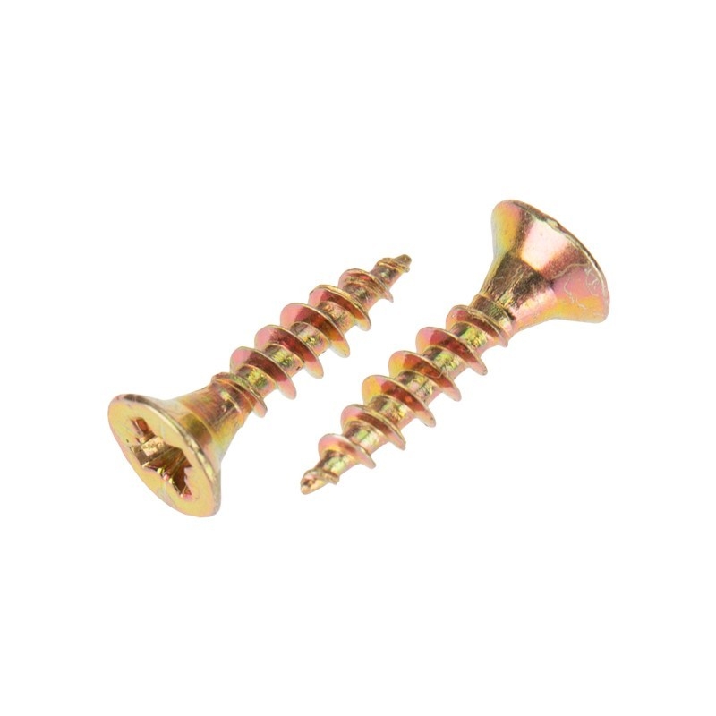 Rexant KR-01-3311-010 Саморез универсальный KRANZ 3х16, желтый цинк, короб (500 шт./уп.)