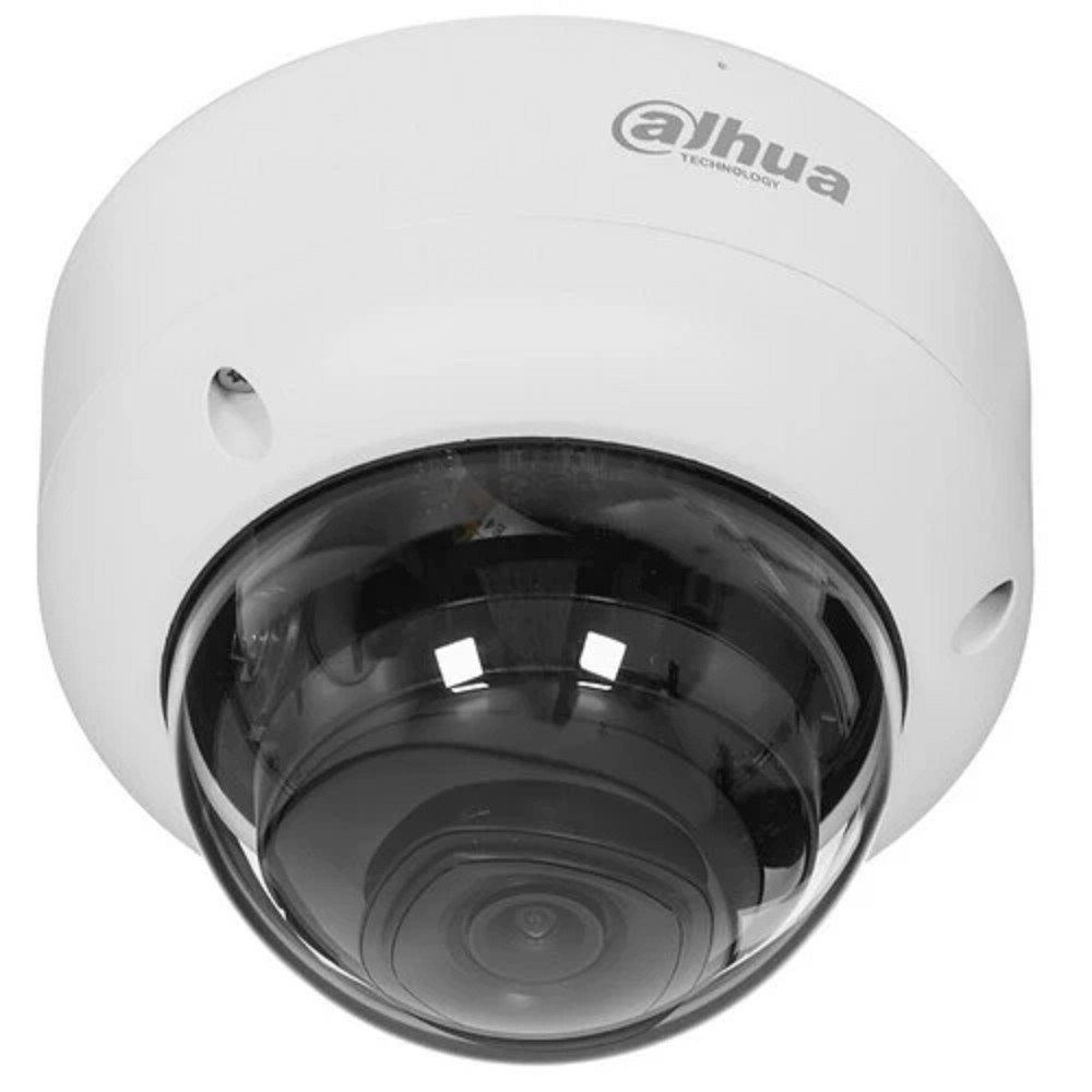 DAHUA DH-IPC-HDBW3441EP-AS-0280B-S2 Уличная купольная IP-видеокамера 4Мп, 1/3” CMOS, объектив 2.8мм, видеоаналитика, микрофон, ИК 50м, IP67, IK10, металл