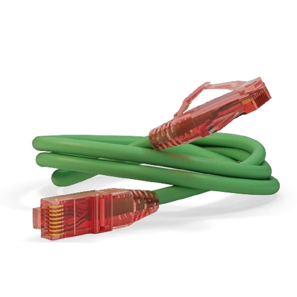 Hyperline PC-LPM-UTP-RJ45-RJ45-C5e-0.5M-LSZH-GN Патч-корд U/­UTP, Cat.5e, LSZH, 0.5 м, зеленый