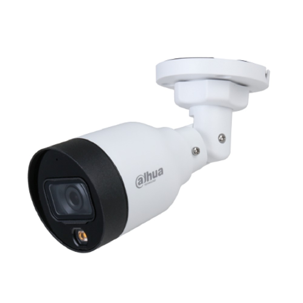 DAHUA DH-IPC-HFW1239S1P-LED-0360B-S6 Уличная цилиндрическая IP-видеокамера FullColor 2Мп, 1/2.8” CMOS, объектив 3.6мм, обнаружение людей, LED 30м, IP67, металл/пластик