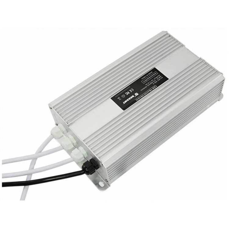 Rexant (200-200-2) Источник питания 12V,  200W с проводами, влагозащищенный (IP67) Al