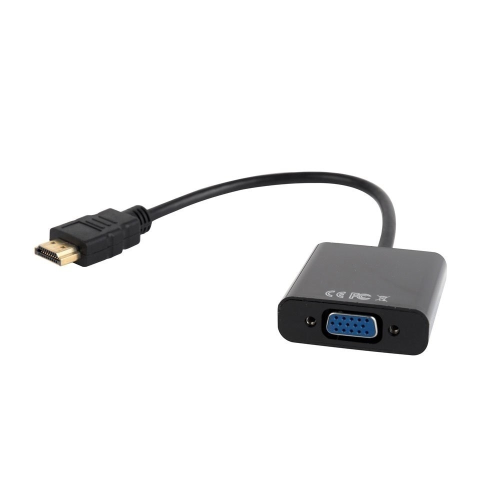 A-HDMI-VGA-03 - Конвертер Cablexpert A-HDMI-VGA-03, HDMI male -> D-Sub (VGA) f, black
