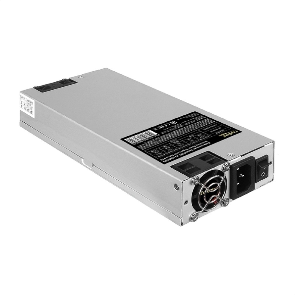Exegate EX292184RUS Серверный БП 1000W ExeGate ServerPRO-1U-1000ADS (1U, APFC, КПД 85% (80 PLUS Bronze), 2x4cm fans, 24pin, 2x(4+4)pin, 4xSATA, 3xIDE)