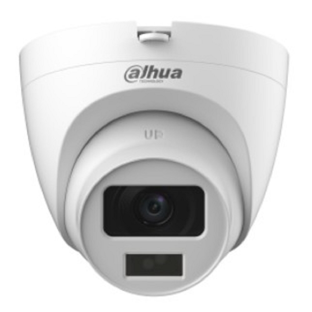 DAHUA DH-HAC-HDW1500CLQP-IL-A-0360B-S2 Уличная турельная HDCVI-видеокамера с интеллектуальной двойной подсветкой 5Мп, объектив 3.6мм, ИК 20м, LED 20м, IP67, корпус: пластик, быстрый монтаж
