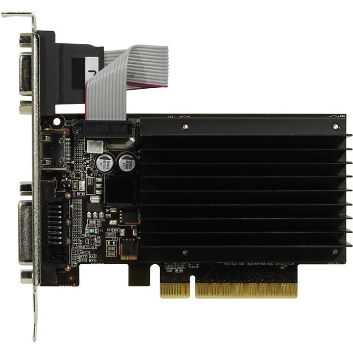 Palit Видеокарта Palit GeForce GT 710 2GB DDR3 (NEAT7100HD46-2080H) 954/1600 DVI,HDMI,DSUB пассивное охл.