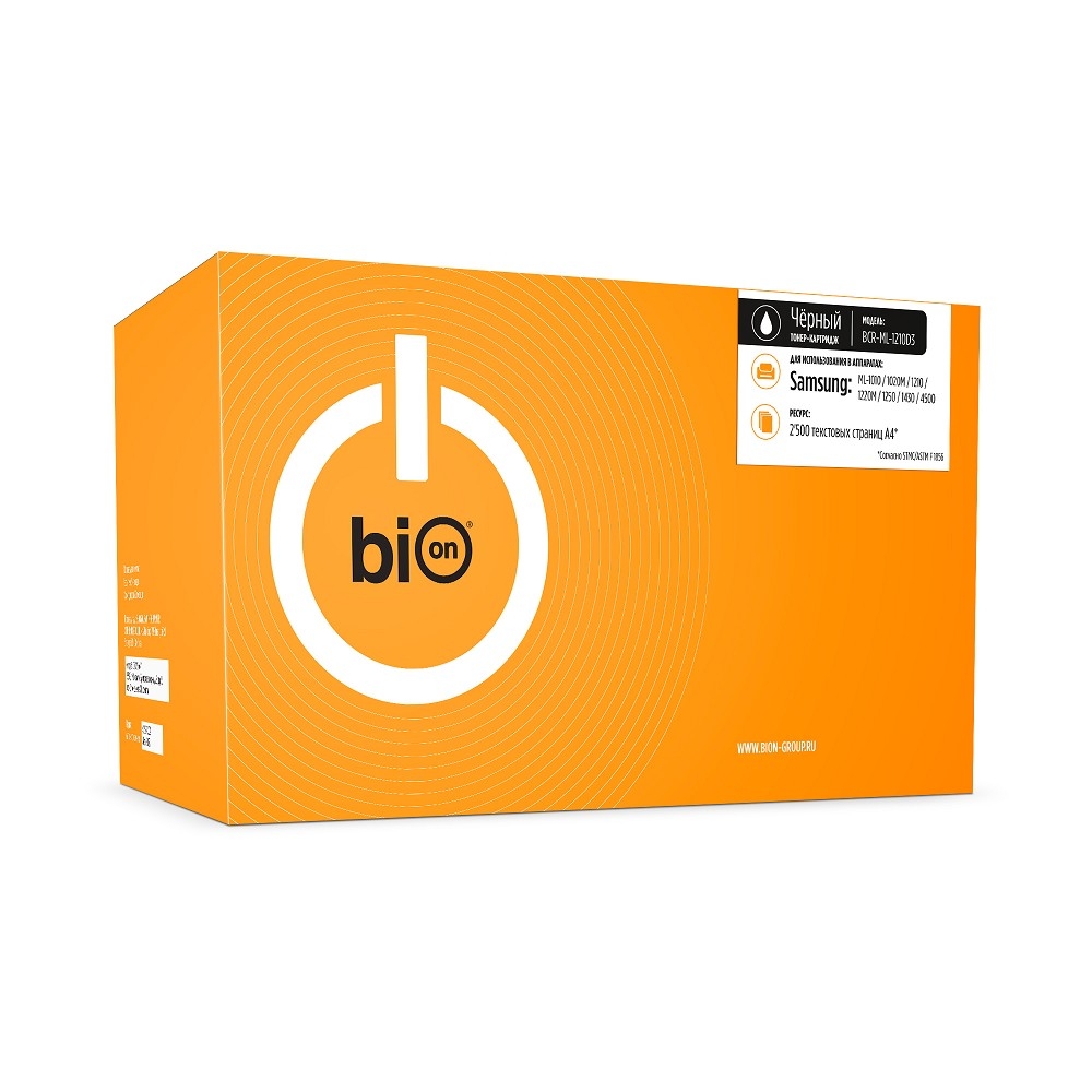 Bion ML-1210D3 Картридж для Samsung ML-1010/ML-1020M/ML-1210/ML-1220M/ML-1250/ML-1430 (2500  стр.), Черный