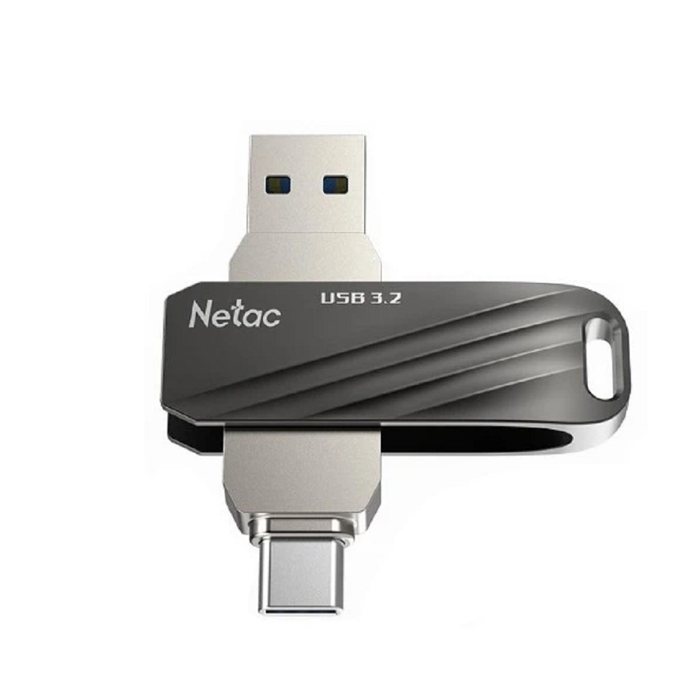 Netac USB Drive 128GB US11 NT03US11C-128G-32BK USB3.0 черный/серебристый