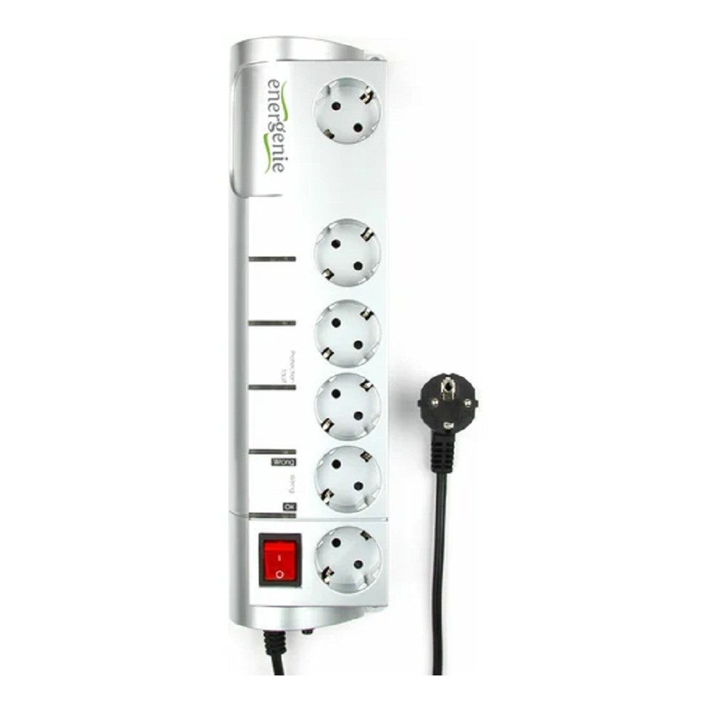 Energenie Сетевой фильтр (SISN-SILVER-10),серебристый