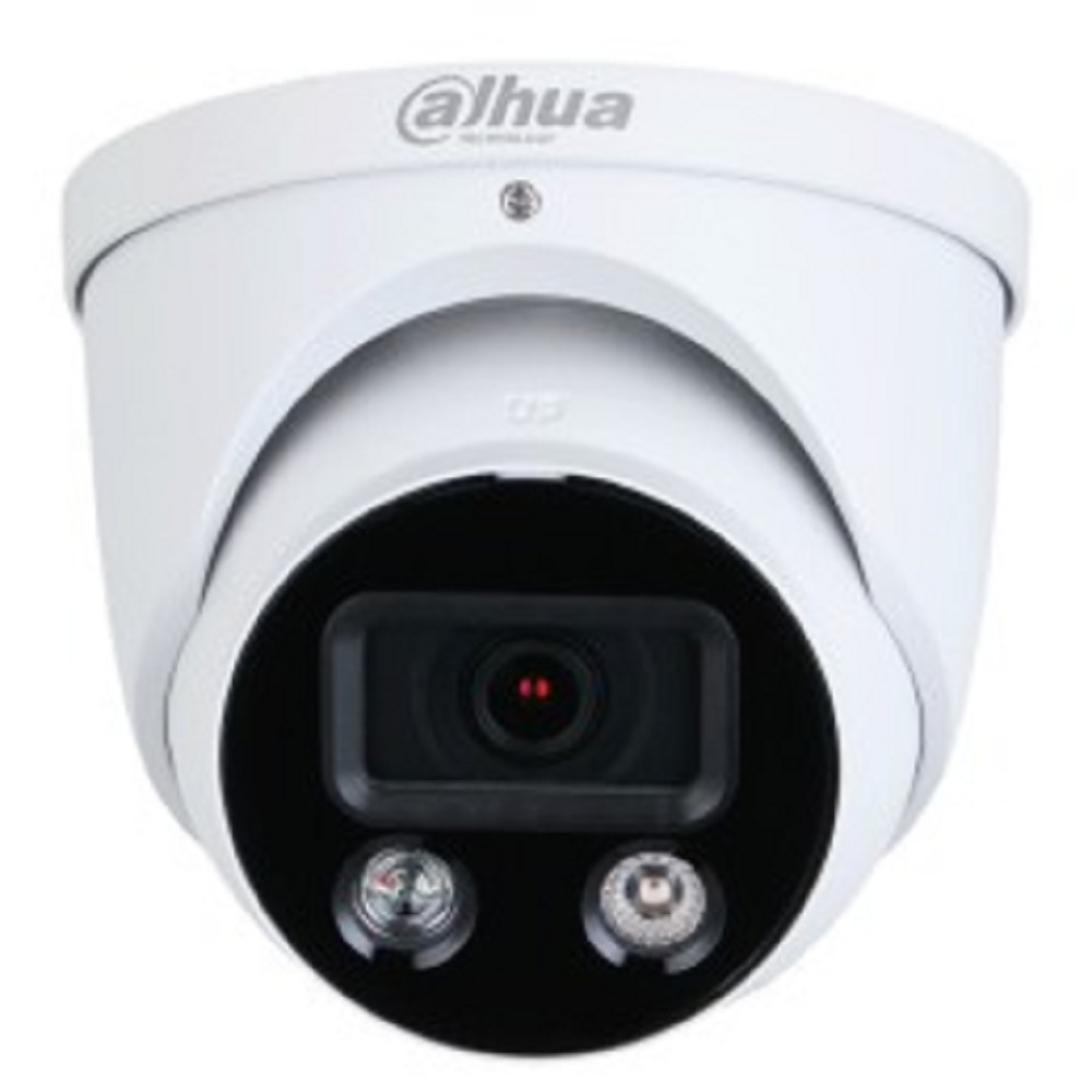 DAHUA DH-IPC-HDW3849HP-AS-PV-0280B-S4 Уличная турельная IP-видеокамера TiOC с ИИ и активным сдерживанием 8Мп, 1/2.8” CMOS, объектив 2.8мм, видеоаналитика, ИК 30м, LED 30м, IP67, металл