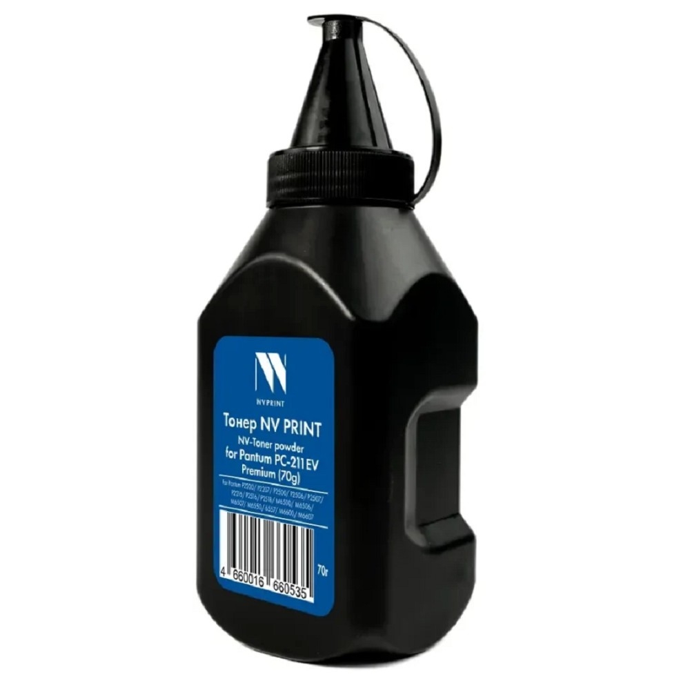 Тонер NVPrint для Pantum PC-211EV Premium (70г) для Pantum P2200, P2207, P2500, P2506, P2507, P2216, P2516, P2518, M6500, M6506, M6507, M6550, 6557, M6600, M6607 совместимый