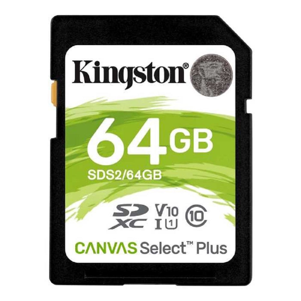 Карта памяти 64GB SDXC Kingston Canvas Select Plus Class 10 UHS-I U1 (SDS2/64GB)